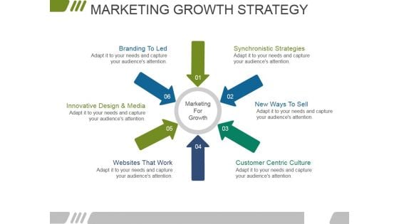 Marketing Growth Strategy Template 1 Ppt PowerPoint Presentation Gallery Format