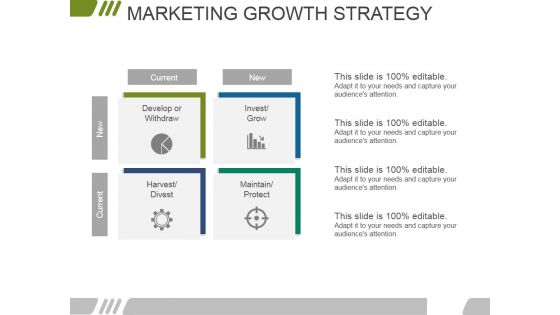 Marketing Growth Strategy Template 2 Ppt PowerPoint Presentation Icon Outline