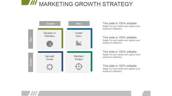 Marketing Growth Strategy Template 2 Ppt PowerPoint Presentation Icon Outline