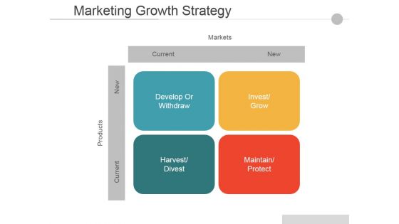 Marketing Growth Strategy Template Ppt PowerPoint Presentation Summary Portfolio