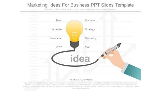 Marketing Ideas For Business Ppt Slides Template