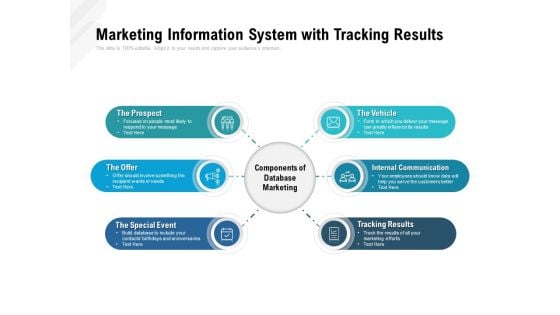 Marketing Information System With Tracking Results Ppt PowerPoint Presentation Infographics Design Templates