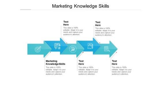 Marketing Knowledge Skills Ppt PowerPoint Presentation Outline Graphics Cpb