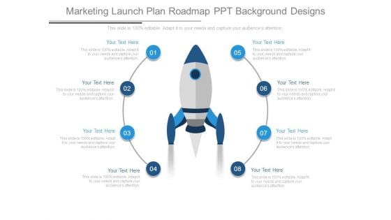 Marketing Launch Plan Roadmap Ppt Background Designs