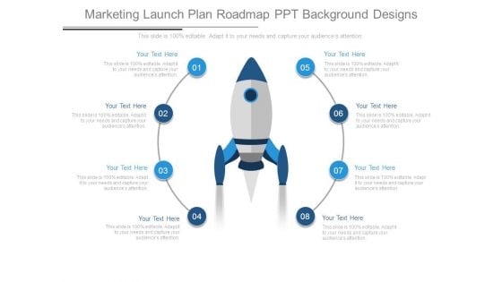 Marketing Launch Plan Roadmap Ppt Background Designs