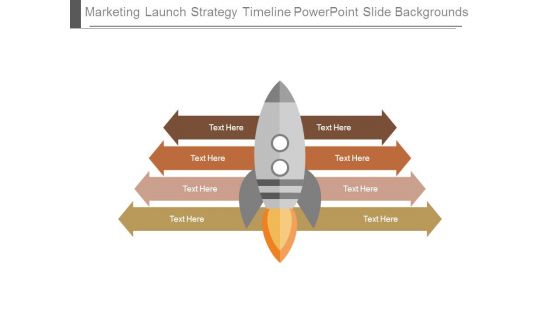 Marketing Launch Strategy Timeline Powerpoint Slide Backgrounds