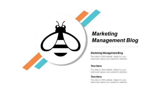 Marketing Management Blog Ppt Powerpoint Presentation Inspiration Pictures Cpb