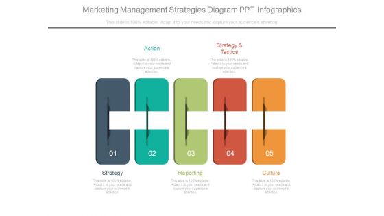 Marketing Management Strategies Diagram Ppt Infographics