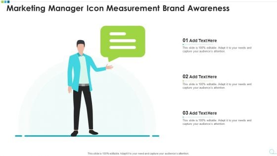 Marketing Manager Icon Measurement Brand Awareness Rules PDF