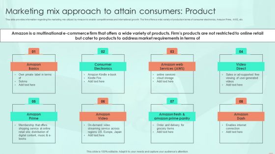 Marketing Mix Approach To Attain Consumers Product Ppt PowerPoint Presentation File Example PDF