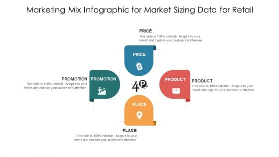 Marketing Mix Infographic For Market Sizing Data For Retail Ppt Layouts Background Images PDF Marketing Mix Infographic For Market Sizing Data For Retail Ppt Layouts Background Images PDF