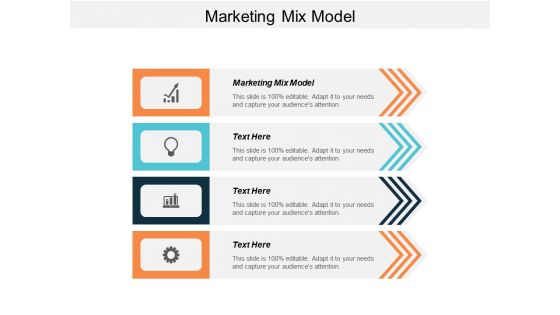 Marketing Mix Model Ppt PowerPoint Presentation Model Example Introduction Cpb