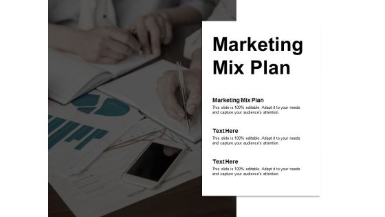 Marketing Mix Plan Ppt PowerPoint Presentation Gallery Layout Ideas Cpb