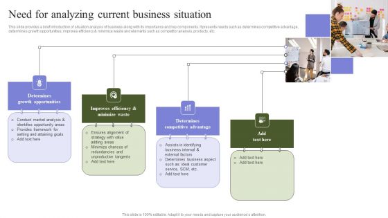 Marketing Mix Strategy Handbook Need For Analyzing Current Business Situation Information PDF