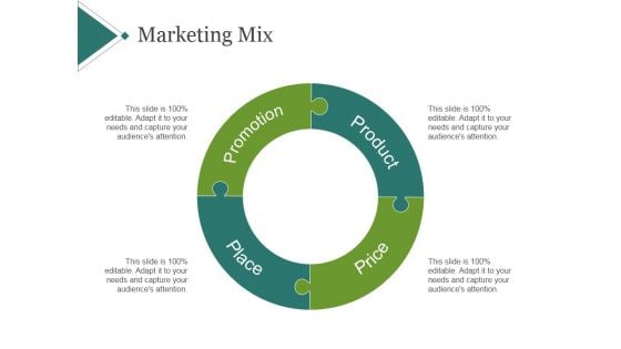 Marketing Mix Template 2 Ppt PowerPoint Presentation Diagrams