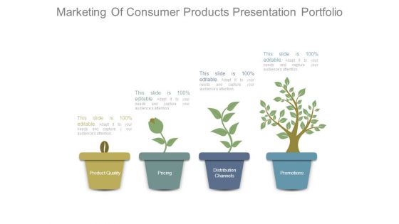 Marketing Of Consumer Products Presentation Portfolio