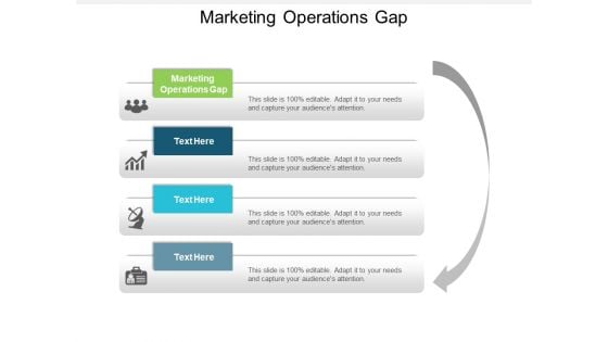 Marketing Operations Gap Ppt PowerPoint Presentation Infographics Graphic Images Cpb