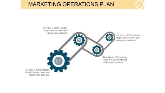 Marketing Operations Plan Ppt PowerPoint Presentation Diagrams