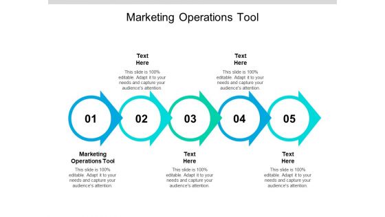 Marketing Operations Tool Ppt PowerPoint Presentation Pictures Templates Cpb