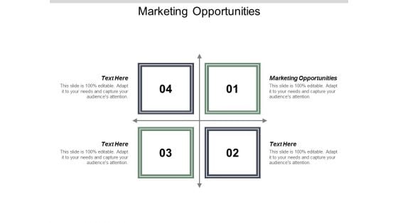 Marketing Opportunities Ppt PowerPoint Presentation Model Diagrams Cpb