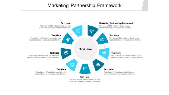 Marketing Partnership Framework Ppt PowerPoint Presentation Gallery Graphics Tutorials Cpb