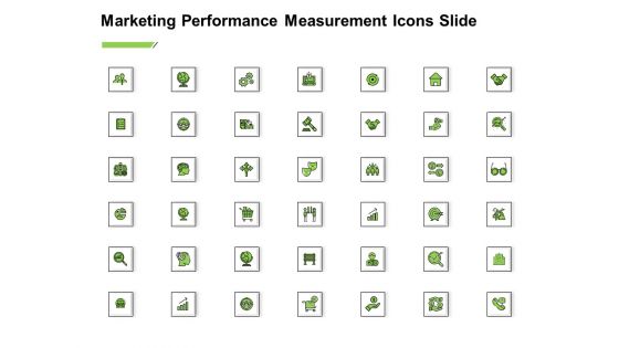 Marketing Performance Measurement Icons Slide Ppt Styles Layouts PDF