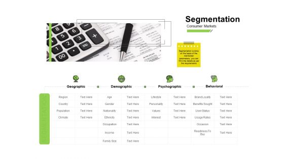 Marketing Performance Measurement Segmentation Ppt Slides Design Ideas PDF