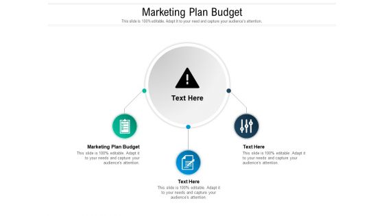 Marketing Plan Budget Ppt PowerPoint Presentation Professional Inspiration Cpb Pdf