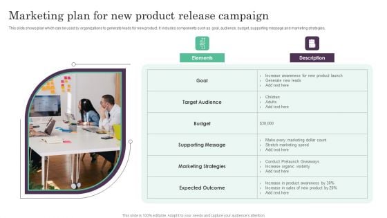 Marketing Plan For New Product Release Campaign Ppt PowerPoint Presentation Show PDF Marketing Plan For New Product Release Campaign Ppt PowerPoint Presentation Show PDF