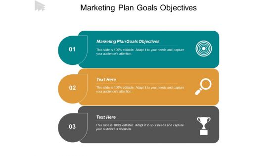 Marketing Plan Goals Objectives Ppt PowerPoint Presentation Styles Graphic Tips Cpb