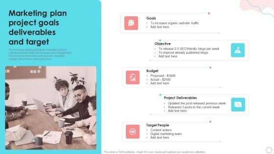 Marketing Plan Project Goals Deliverables And Target Ppt PowerPoint Presentation File Picture PDF Marketing Plan Project Goals Deliverables And Target Ppt PowerPoint Presentation File Picture PDF