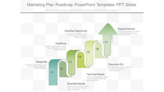 Marketing Plan Roadmap Powerpoint Templates Ppt Slides