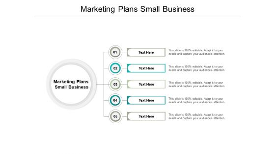 Marketing Plans Small Business Ppt PowerPoint Presentation File Layout Ideas Cpb