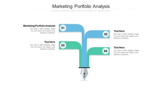 Marketing Portfolio Analysis Ppt PowerPoint Presentation Icon Inspiration Cpb