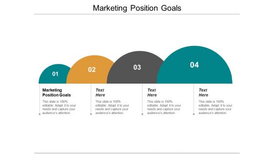Marketing Position Goals Ppt PowerPoint Presentation Visual Aids Diagrams Cpb