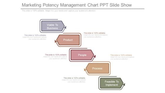 Marketing Potency Management Chart Ppt Slide Show