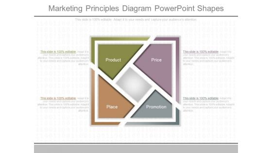 Marketing Principles Diagram Powerpoint Shapes