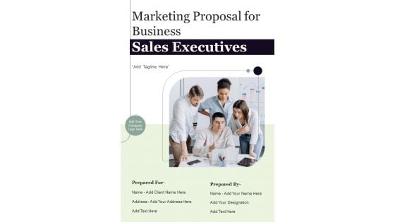 Marketing Proposal For Business Sales Executives Example Document Report Doc Pdf Ppt