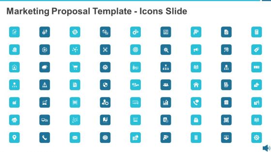 Marketing Proposal Template Icons Slide Ppt Professional Graphics Pictures PDF