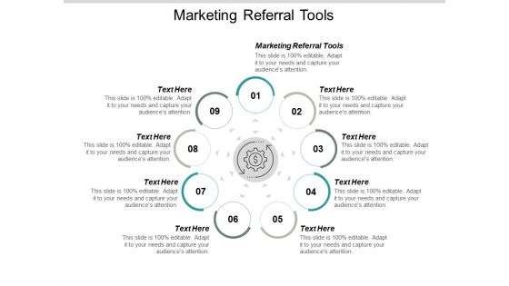 Marketing Referral Tools Ppt PowerPoint Presentation Gallery Backgrounds Cpb