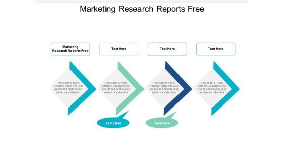 Marketing Research Reports Free Ppt PowerPoint Presentation Gallery Aids Cpb