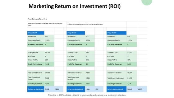 Marketing Return On Investment Roi Investment Ppt PowerPoint Presentation Gallery Styles