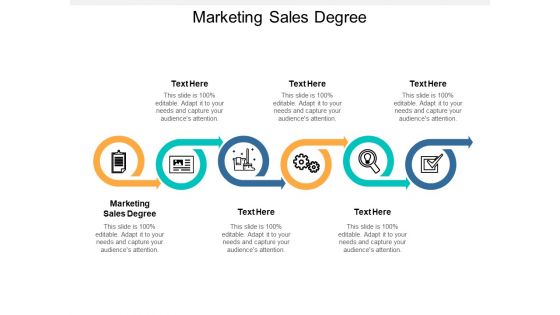 Marketing Sales Degree Ppt PowerPoint Presentation Portfolio Brochure Cpb