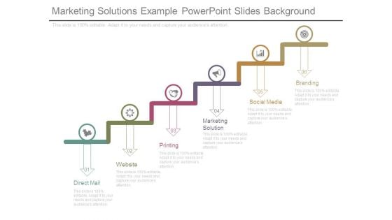 Marketing Solutions Example Powerpoint Slides Background