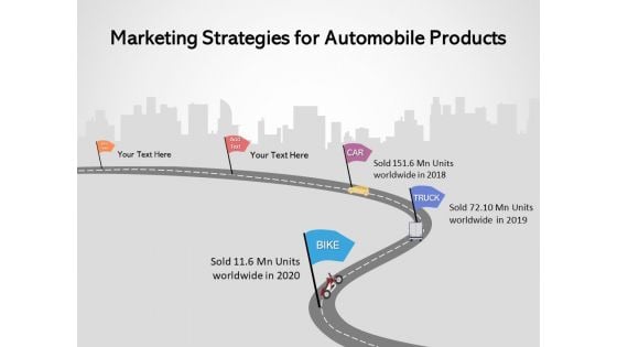 Marketing Strategies For Automobile Products Ppt PowerPoint Presentation Styles Show