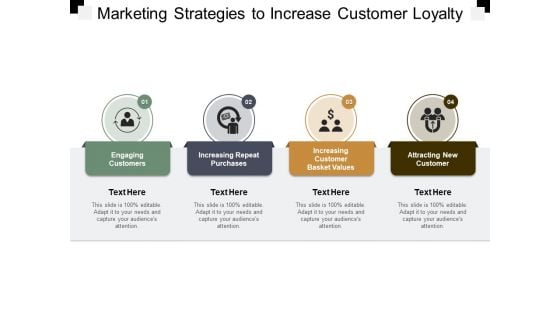 Marketing Strategies To Increase Customer Loyalty Ppt PowerPoint Presentation Portfolio Model