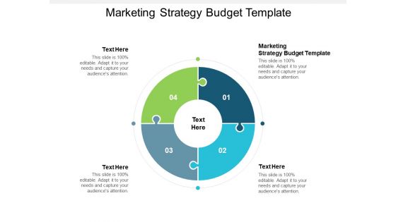 Marketing Strategy Budget Template Ppt PowerPoint Presentation Ideas Example Cpb