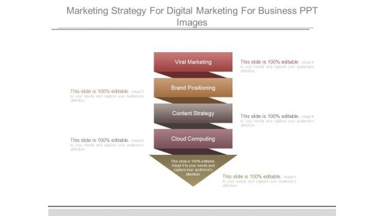 Marketing Strategy For Digital Marketing For Business Ppt Images