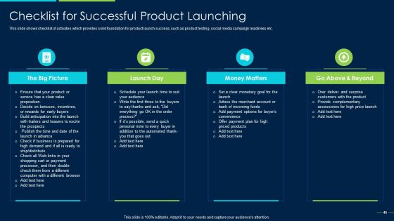 Marketing Strategy For New Product Introduction Ppt PowerPoint Presentation Complete Deck With Slides Slide45
