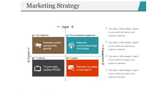 Marketing Strategy Template 1 Ppt PowerPoint Presentation Outline Slide